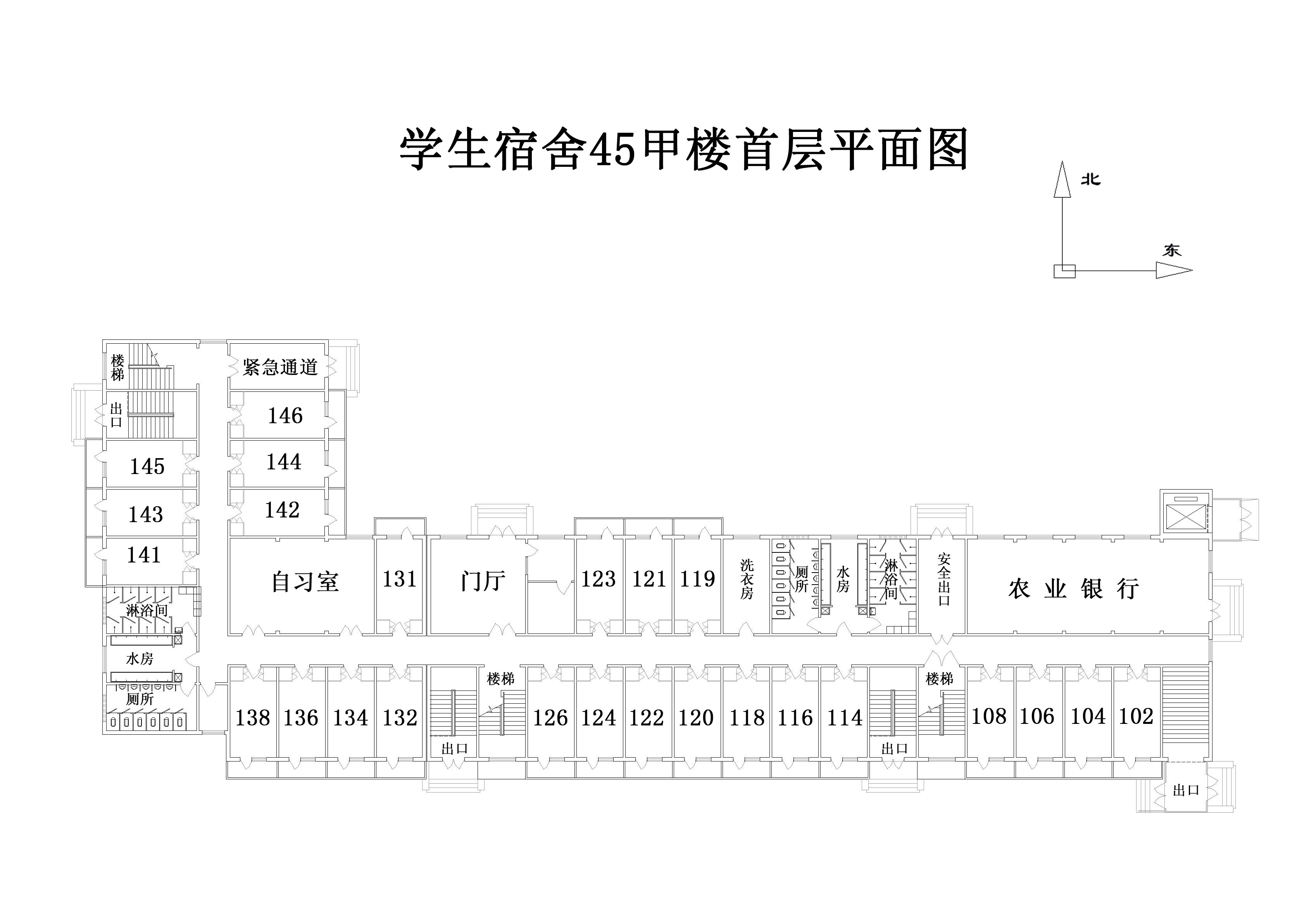 学生公寓平面图图片